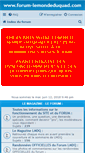 Mobile Screenshot of forum-lemondeduquad.com